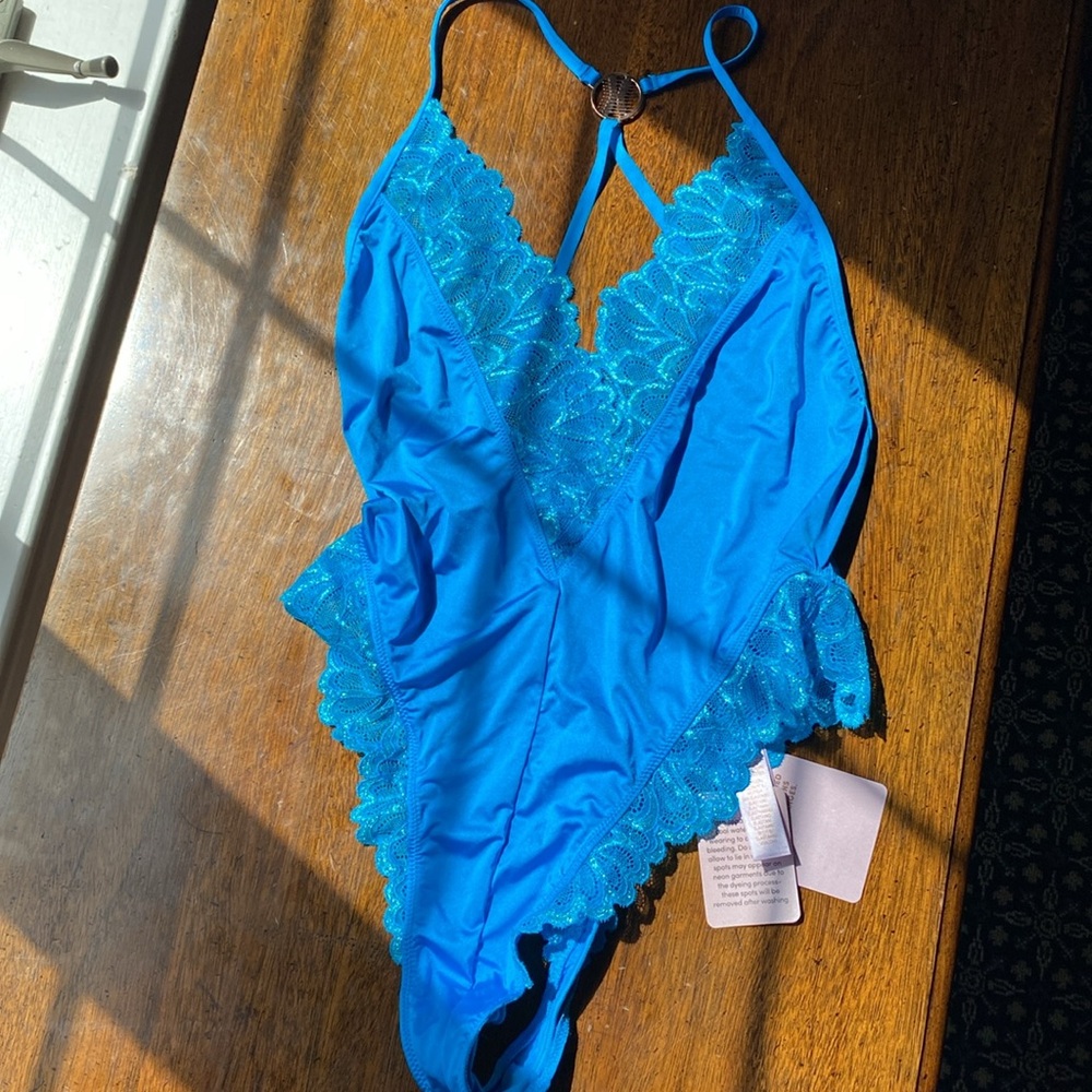 Savage X Sorry Not Sorry Teddy in turquoise